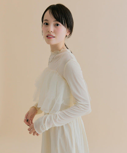 11/1（週六）12:00開始！【數量限定】【森川企畫】網紗吊帶連衣裙套裝