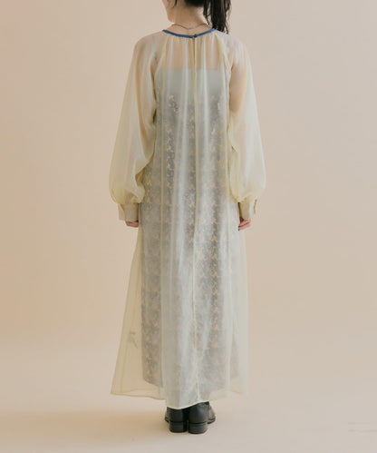 11/1（週六）12:00開始！【數量限定】【森川企畫】透視疊穿連衣裙套裝