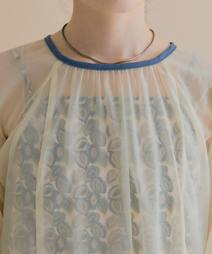 11/1（週六）12:00開始！【數量限定】【森川企畫】透視疊穿連衣裙套裝