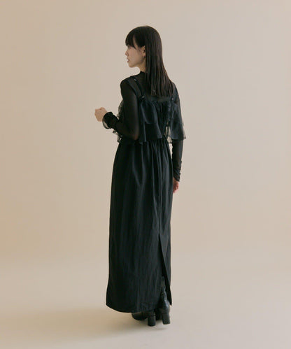 11/1（週六）12:00開始！【數量限定】【森川企畫】網紗吊帶連衣裙套裝