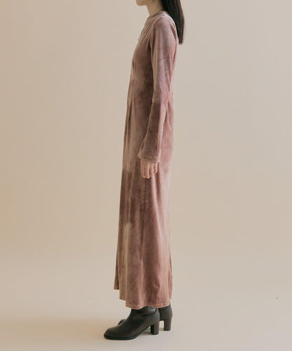 11/1（週六）12:00開始！【數量限定】【森川企畫】後背開口天鵝絨連衣裙