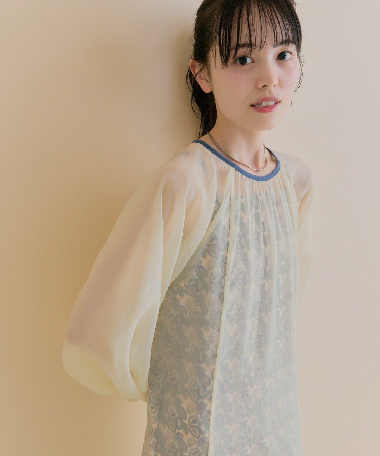 11/1（週六）12:00開始！【數量限定】【森川企畫】透視疊穿連衣裙套裝