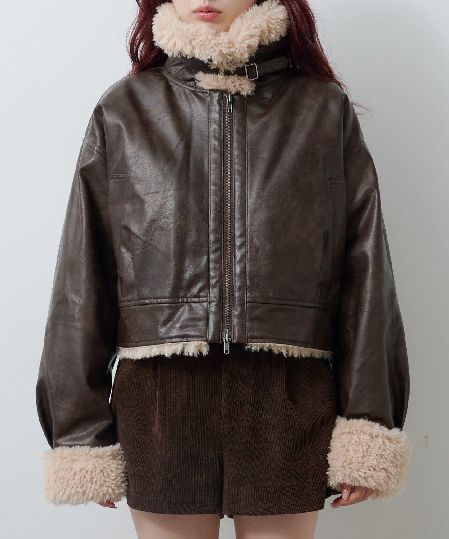 羊羔絨飛行夾克