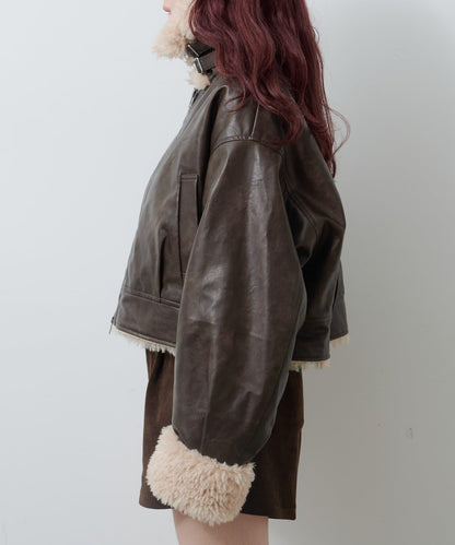 羊羔絨飛行夾克