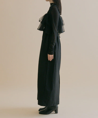 11/1（週六）12:00開始！【數量限定】【森川企畫】網紗吊帶連衣裙套裝