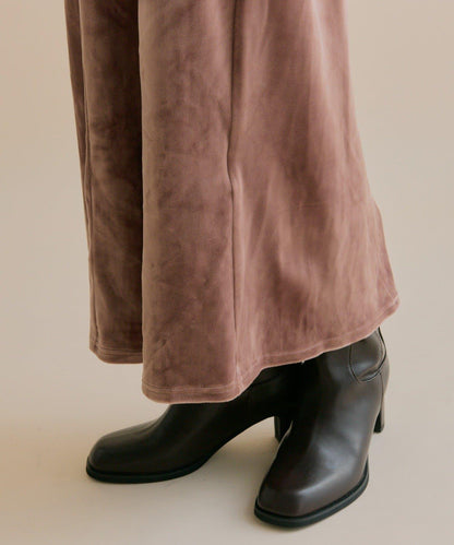 11/1（週六）12:00開始！【數量限定】【森川企畫】後背開口天鵝絨連衣裙