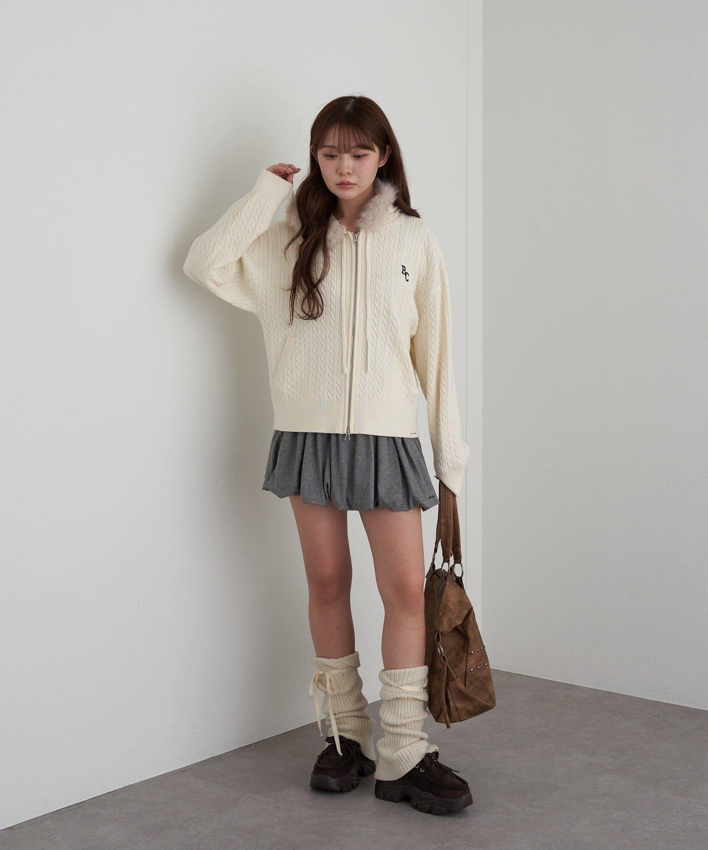 鉚釘裝飾托特包