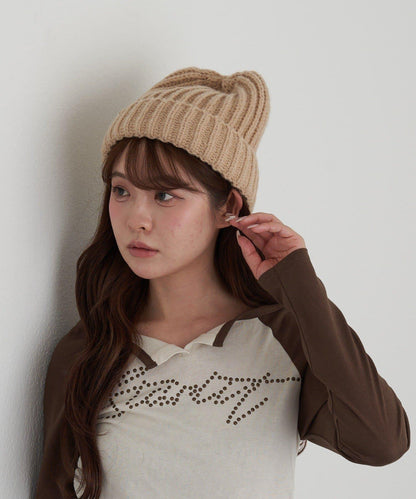 羅紋針織帽