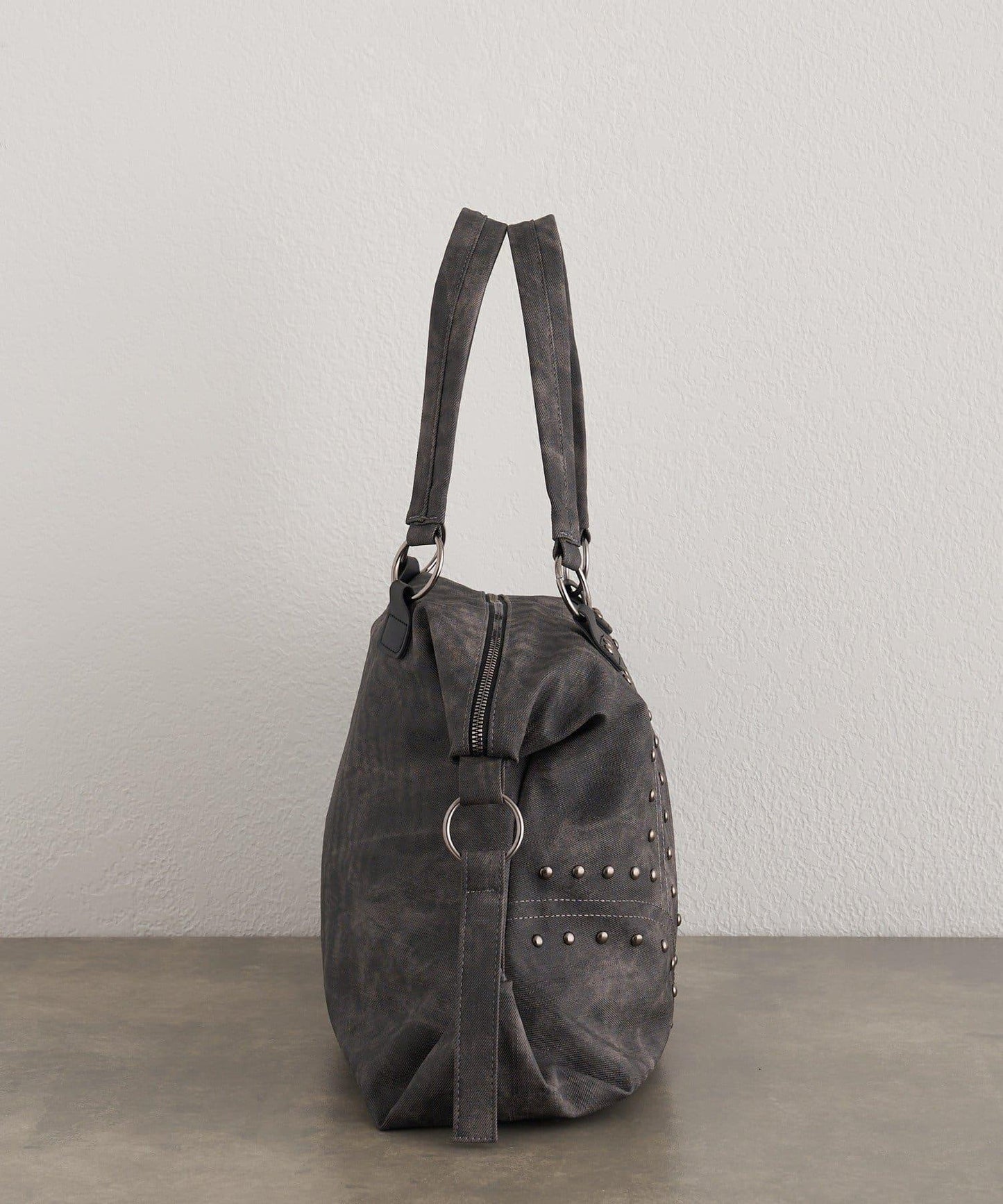 鉚釘裝飾托特包