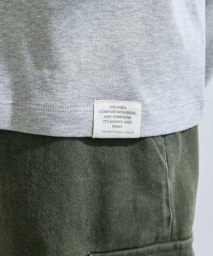 順滑磨毛雙面穿亨利領T恤