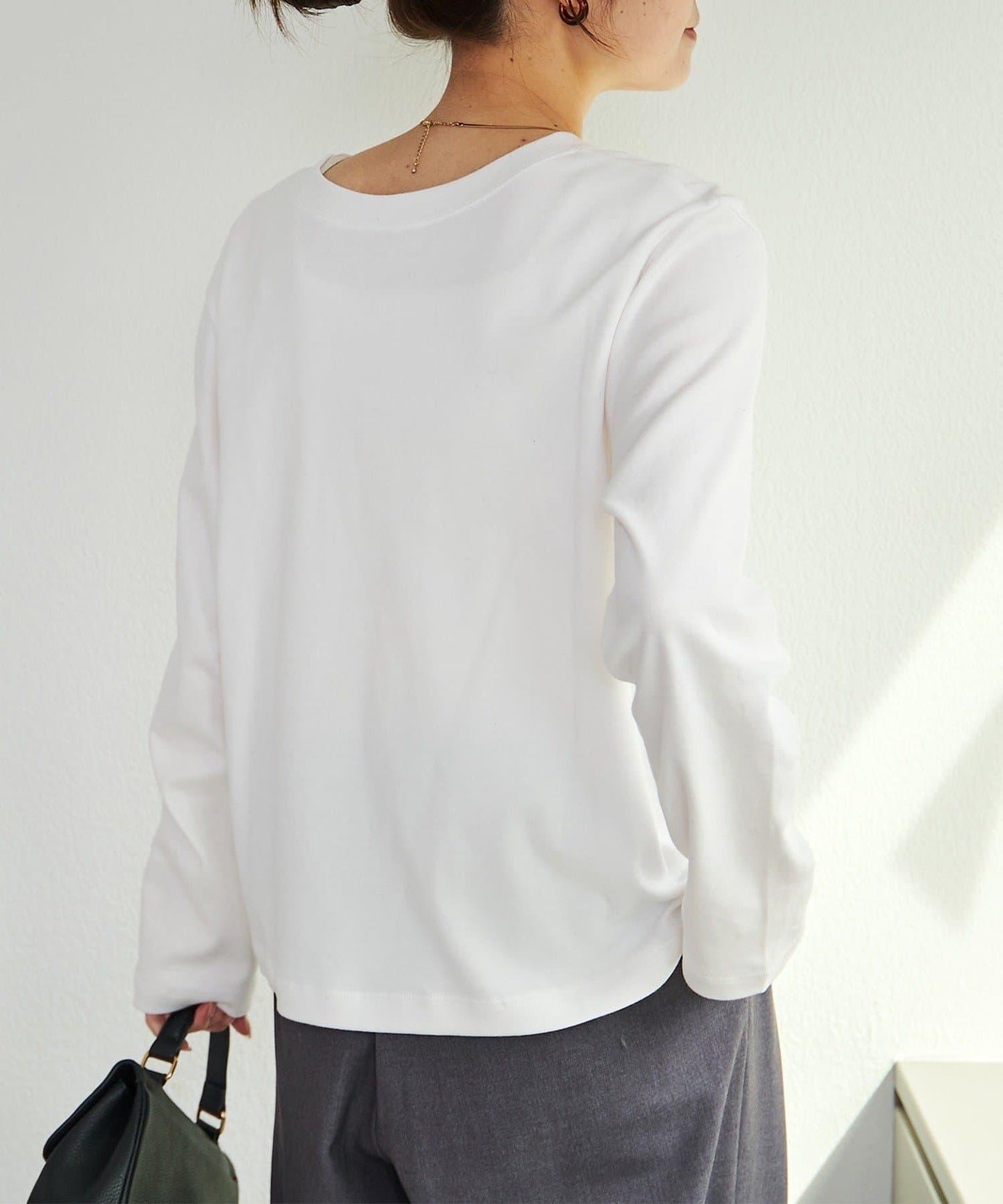 順滑磨毛雙面穿亨利領T恤