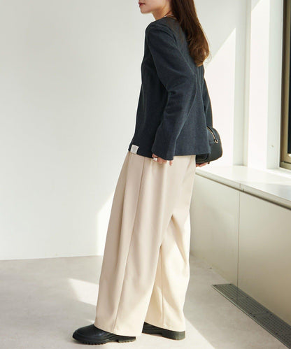 順滑磨毛雙面穿亨利領T恤