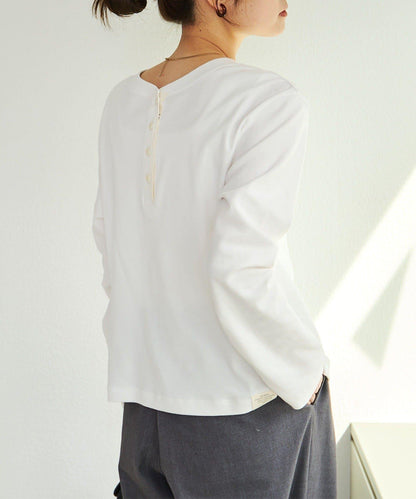 順滑磨毛雙面穿亨利領T恤