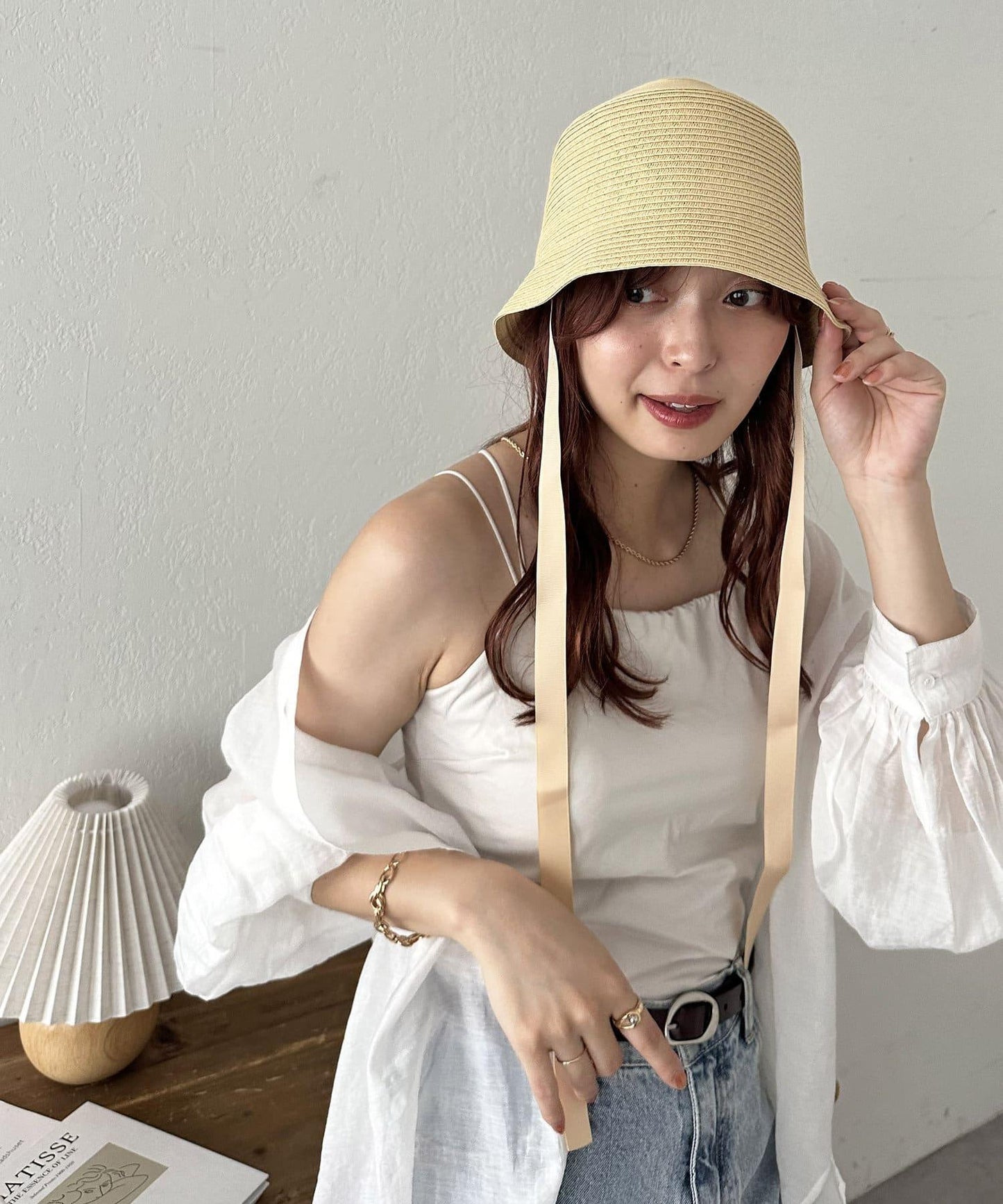 【Discoat】帶蝴蝶結貝雷帽