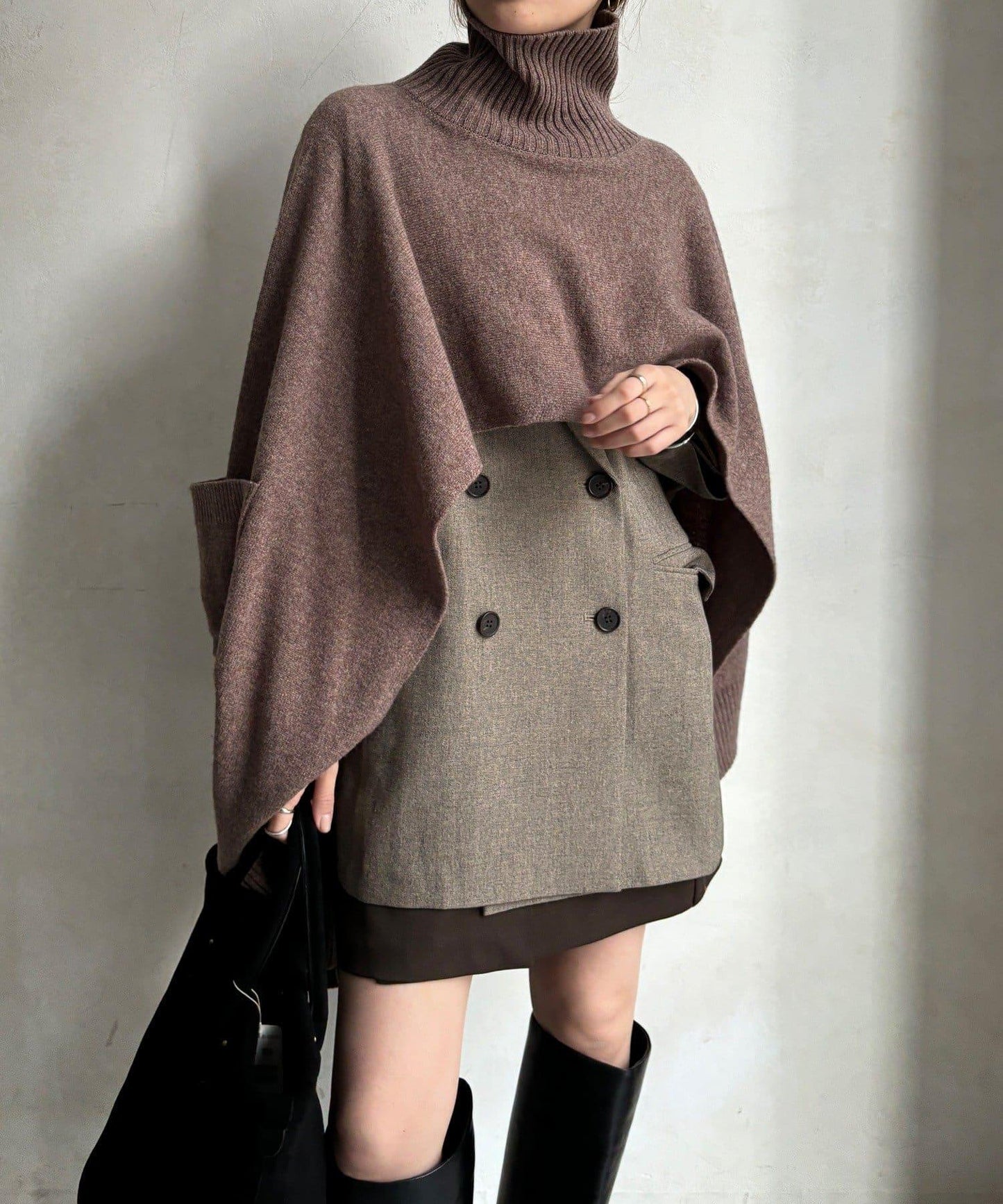 【DouDou】多功能針織披肩