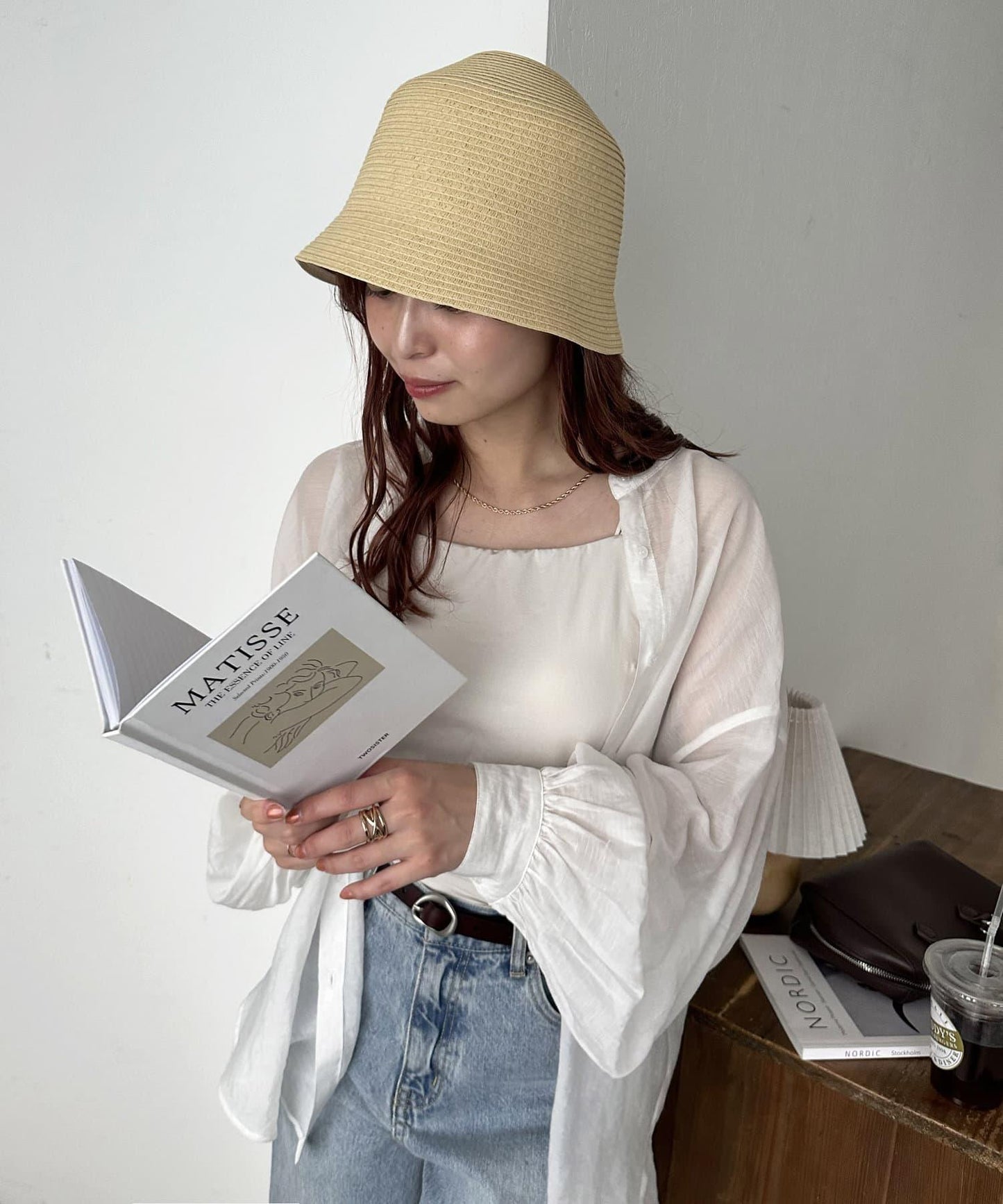 【Discoat】帶蝴蝶結貝雷帽