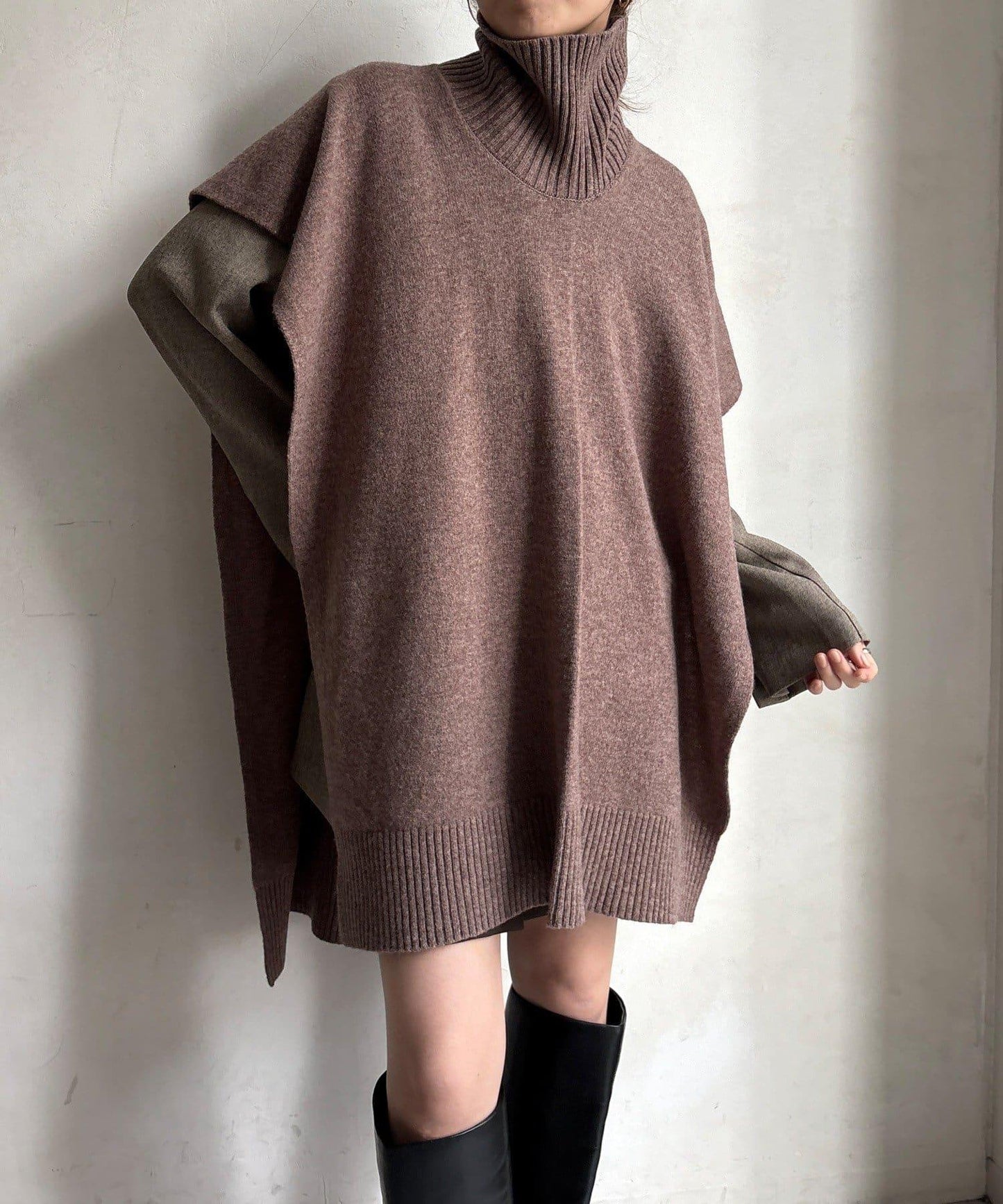 【DouDou】多功能針織披肩