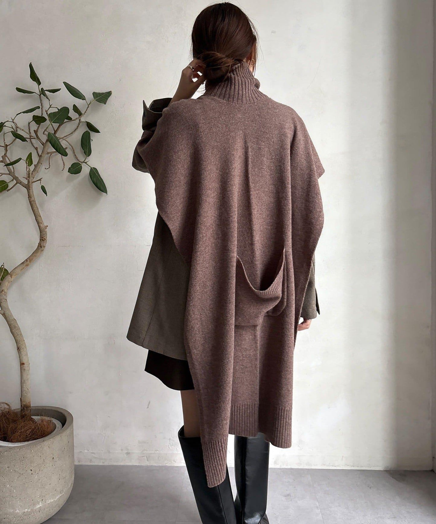 【DouDou】多功能針織披肩