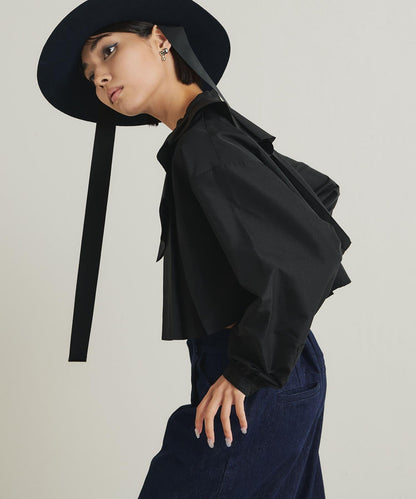 【ear PAPILLONNER】帶蝴蝶結毛氈帽【SUM1STYLE】