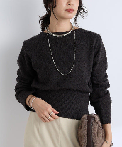 【RIVE DROITE】棉質彩點紗線針織衫