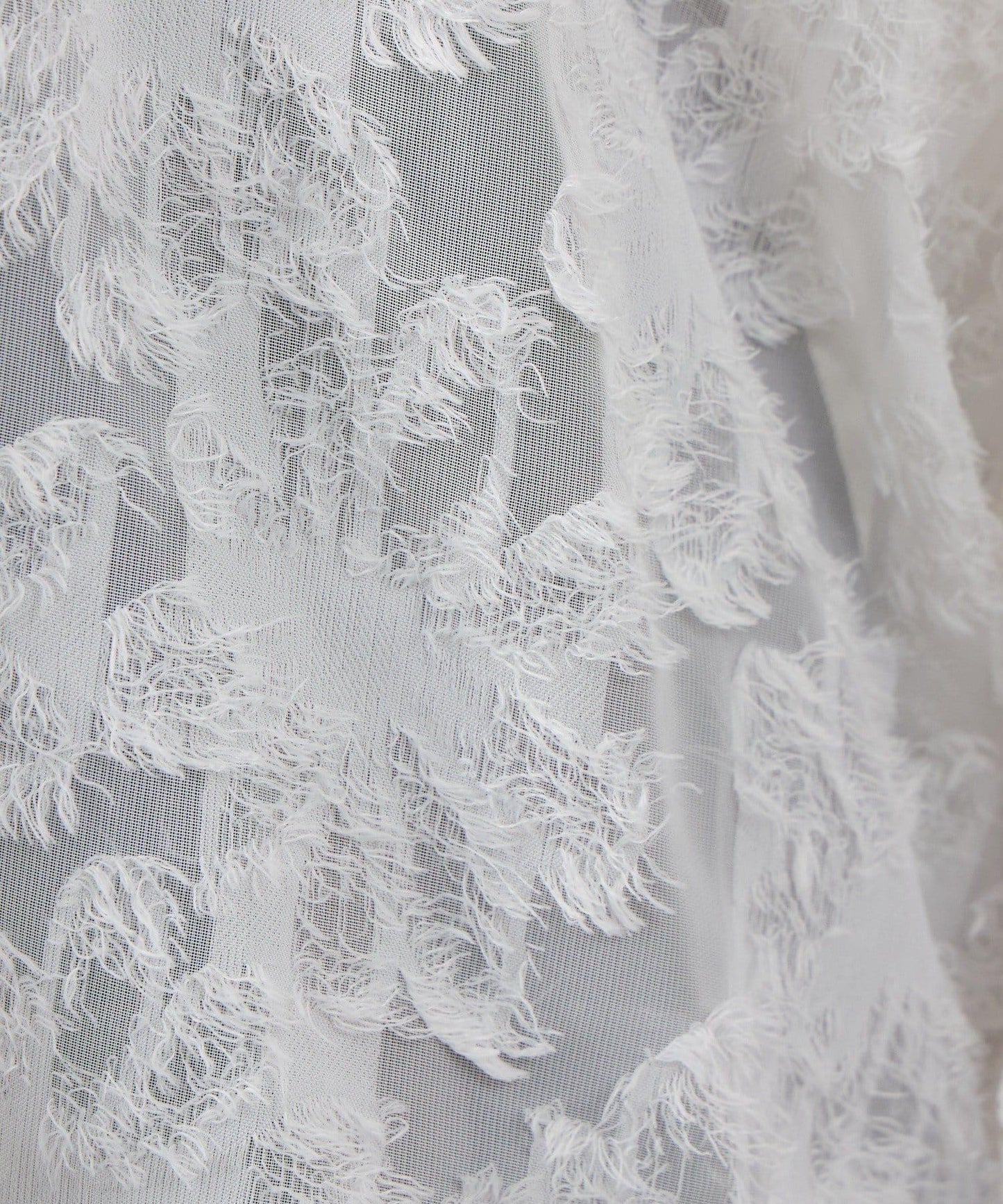 【mystic】[mline]荷葉邊一字肩襯衫