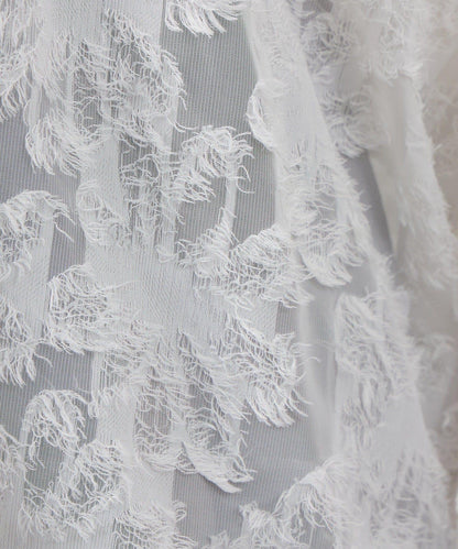 【mystic】[mline]荷葉邊一字肩襯衫