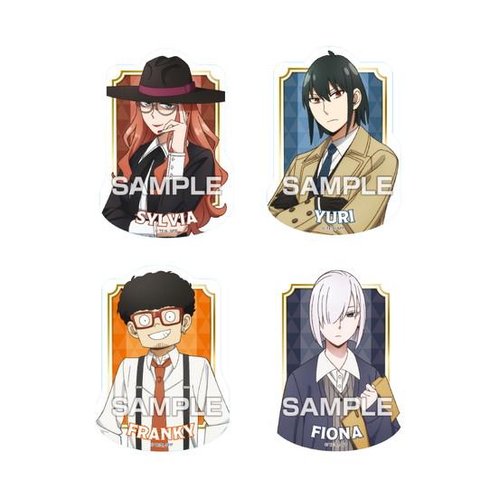 《間諜過家家》_【食玩】角色剪影貼紙口香糖【BOX／16包入】