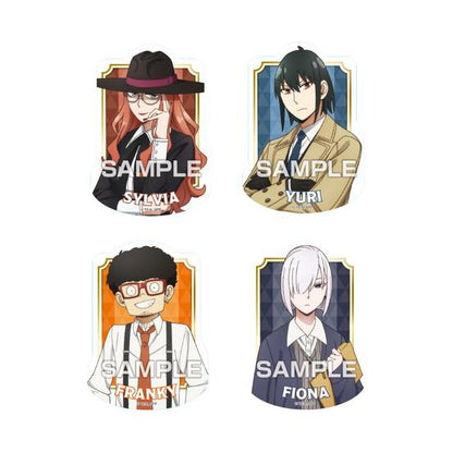 《間諜過家家》_【食玩】角色剪影貼紙口香糖【BOX／16包入】