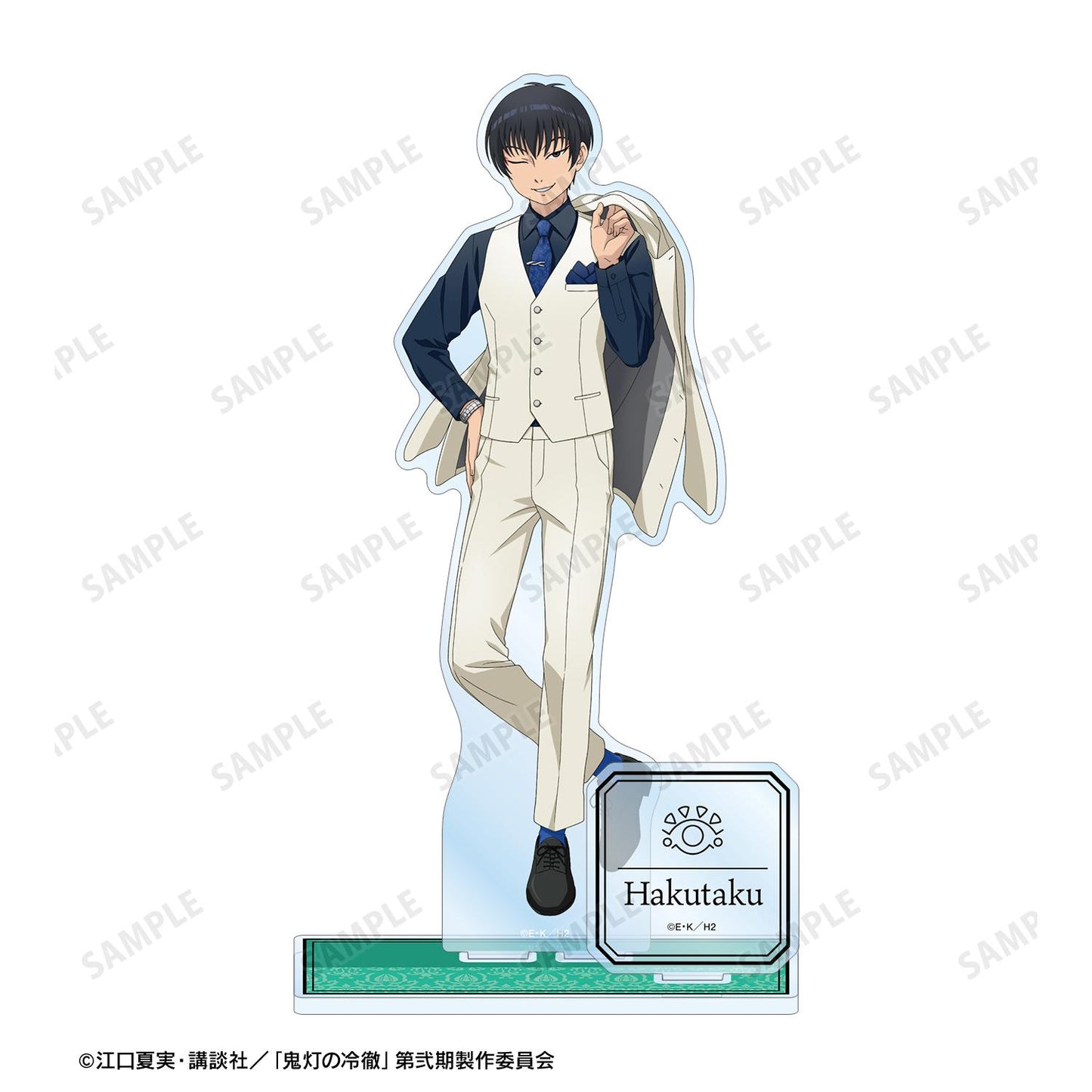 《鬼燈的冷徹》新繪 白澤 西裝ver. 附配件大號亞克力立牌