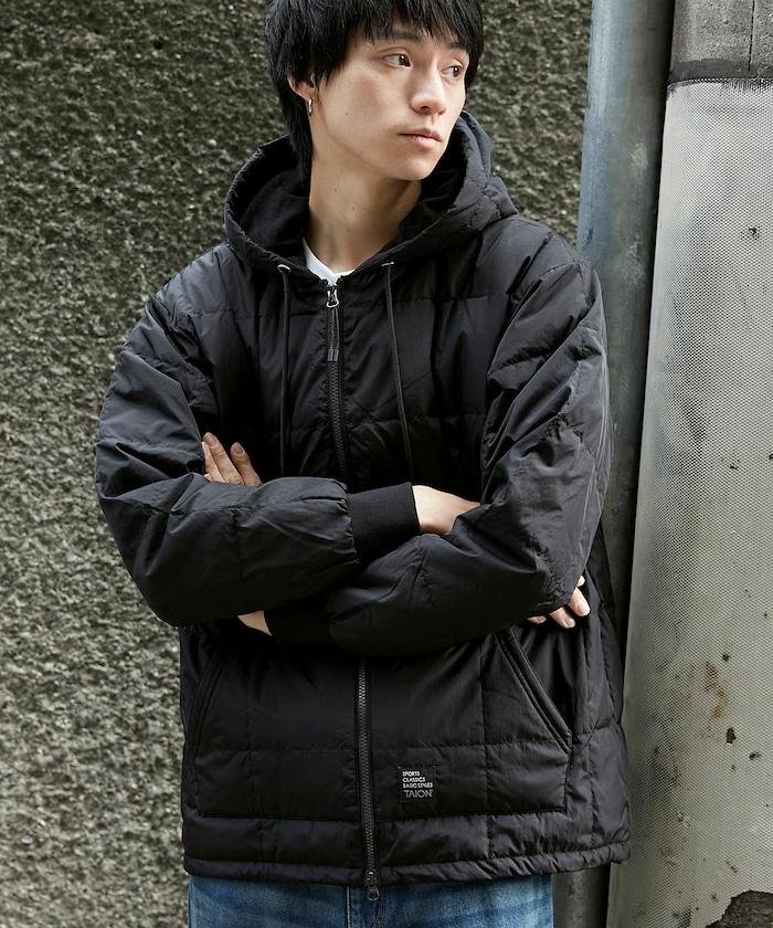 SC前拉鍊羽絨連帽衫