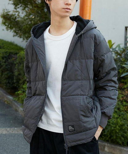 SC前拉鍊羽絨連帽衫