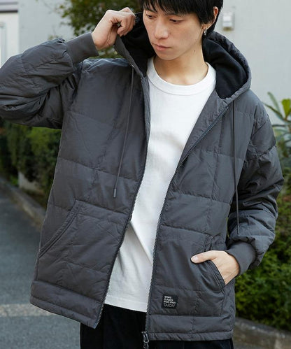 SC前拉鍊羽絨連帽衫