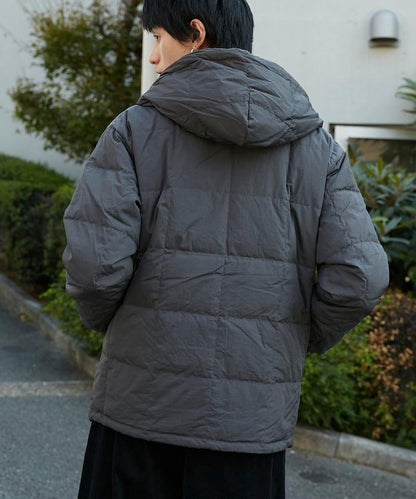 SC前拉鍊羽絨連帽衫