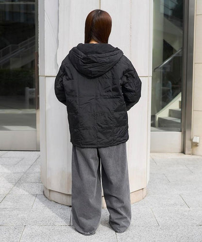 SC前拉鍊羽絨連帽衫