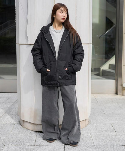 SC前拉鍊羽絨連帽衫
