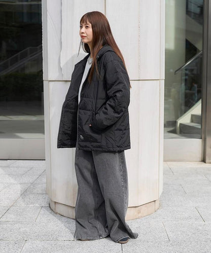 SC前拉鍊羽絨連帽衫