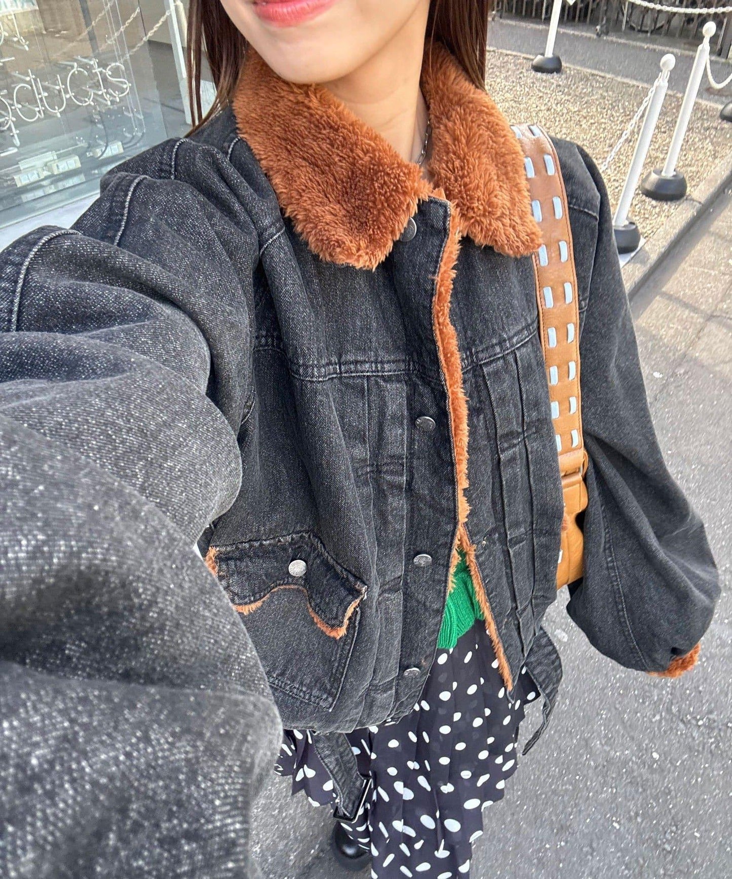 【ANTI WARP /アンチワープ】超大蓬鬆袖牛仔夾克