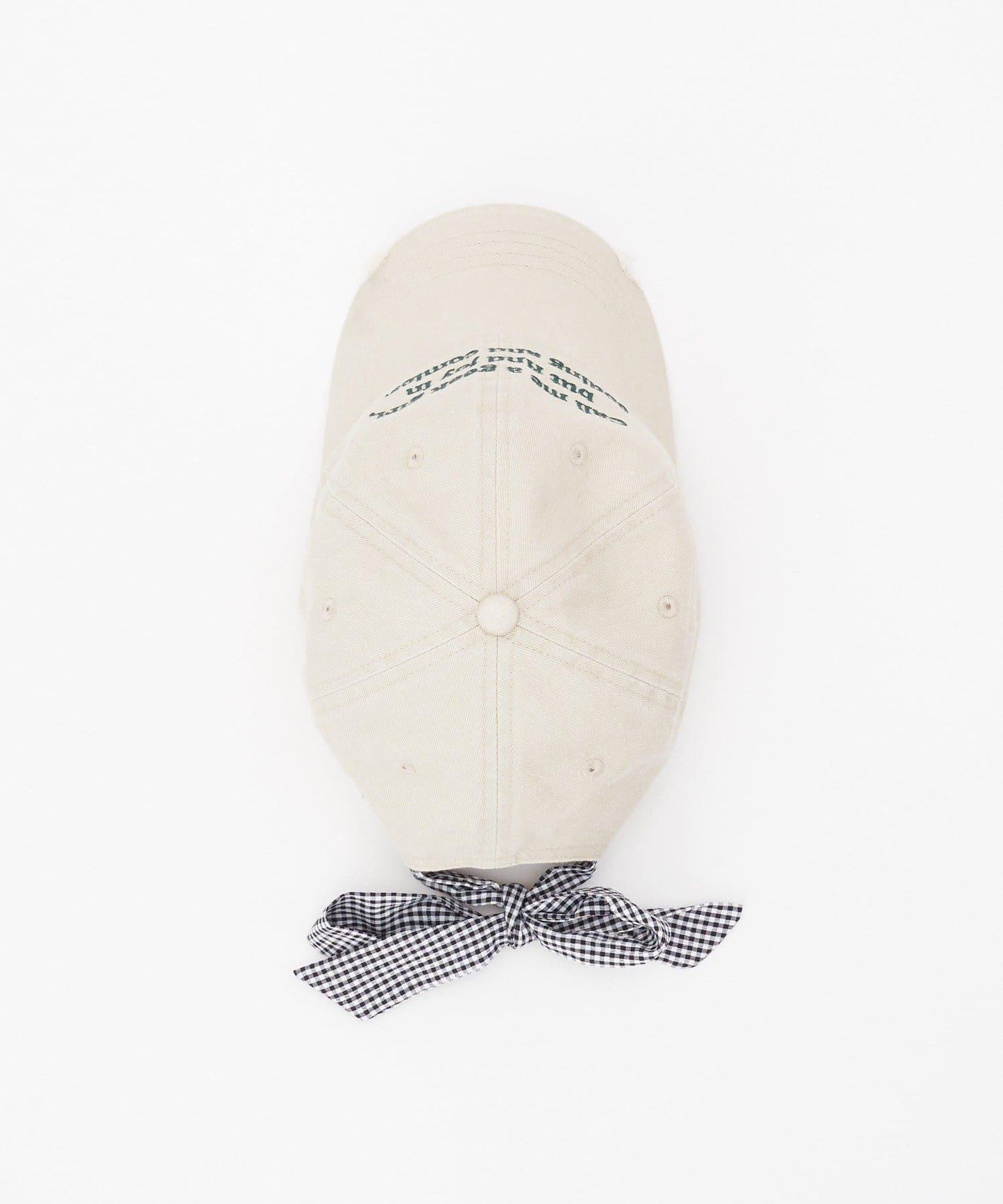 ★【HELLO.SANFRANCISCO/ハローサンフランシスコ】字母標語刺繡蝴蝶結棒球帽