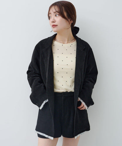燈芯絨內襯夾克
