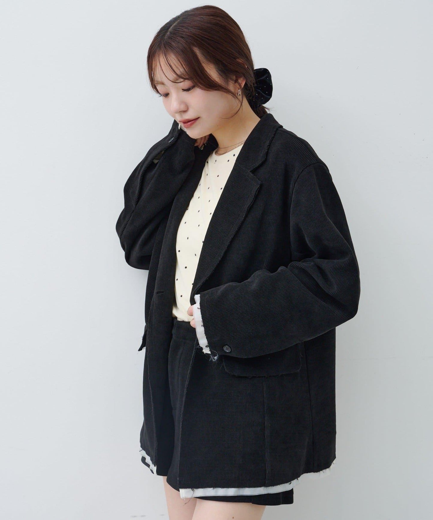 燈芯絨內襯夾克