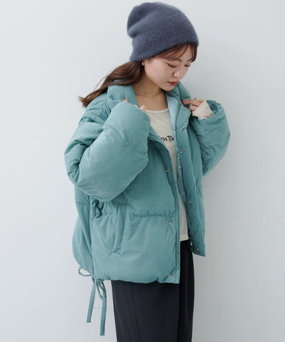 天鵝絨加棉夾克