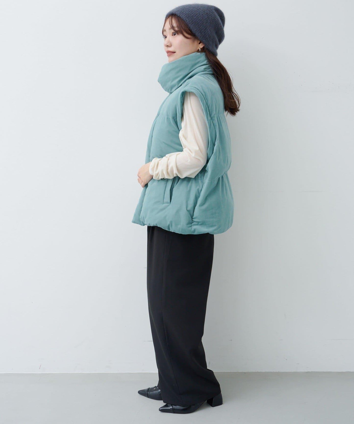 天鵝絨加棉夾克