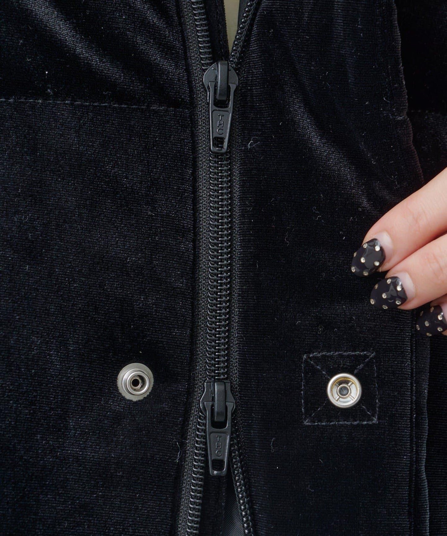 天鵝絨加棉夾克