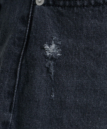 弧形縫線牛仔褲