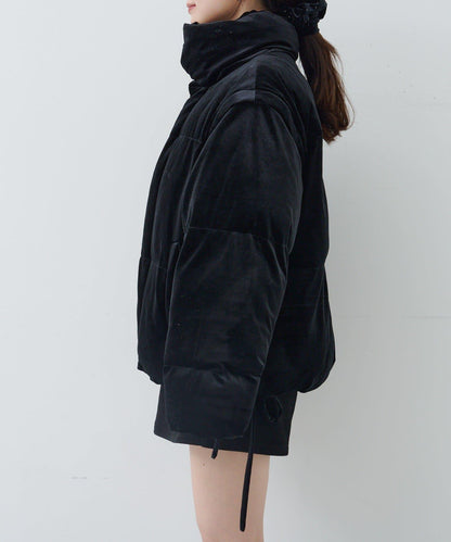 天鵝絨加棉夾克