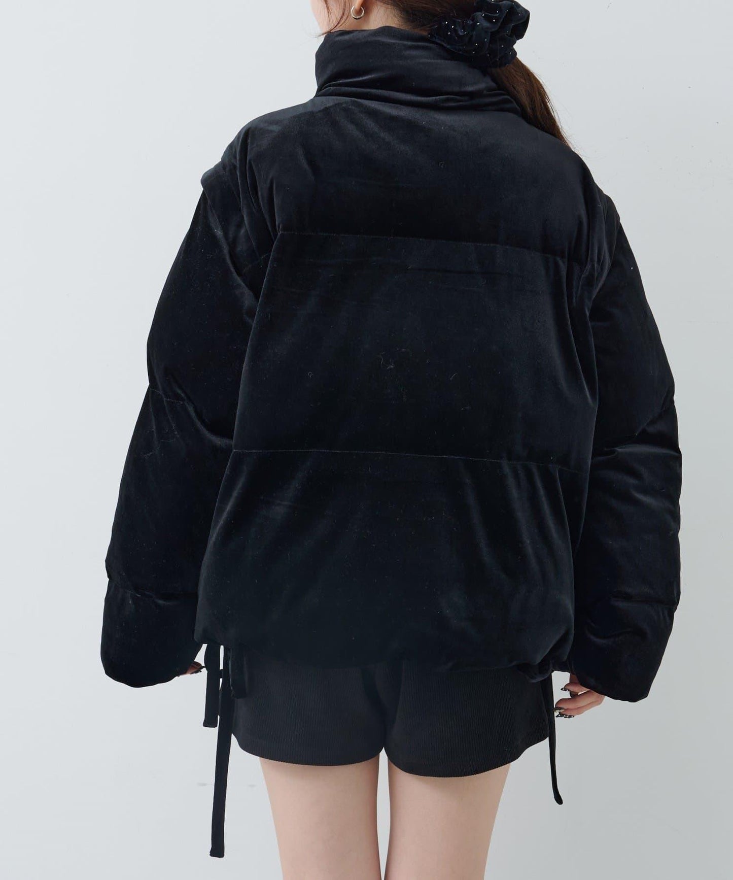 天鵝絨加棉夾克