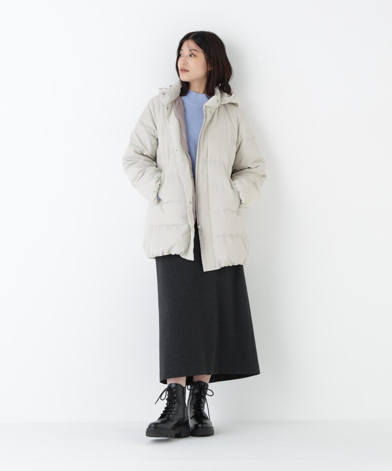 連帽立領兩穿羽絨大衣