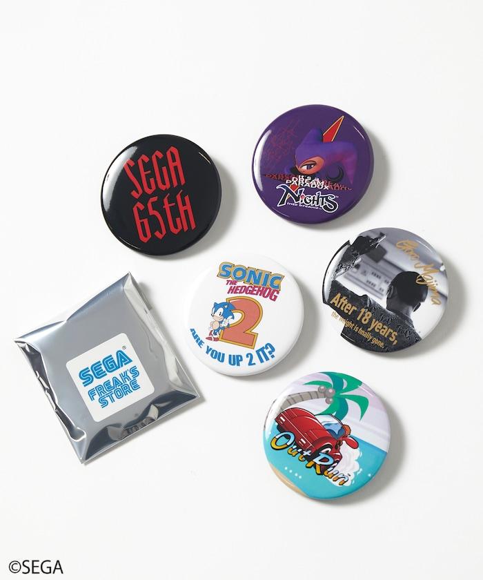 特別 SEGA 65週年紀念徽章/隨機/索尼克/夢幻之星/《如龍》/OutRun