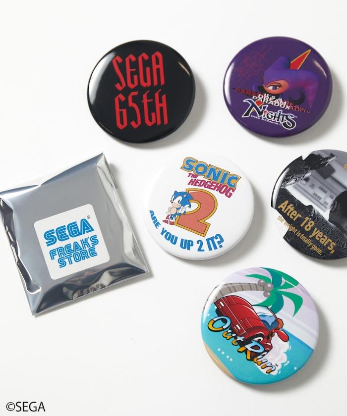 特別 SEGA 65週年紀念徽章/隨機/索尼克/夢幻之星/《如龍》/OutRun