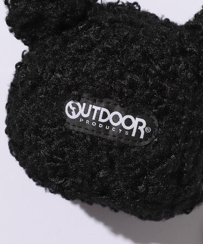 x BASICKS 仿羊羔絨小熊掛飾包